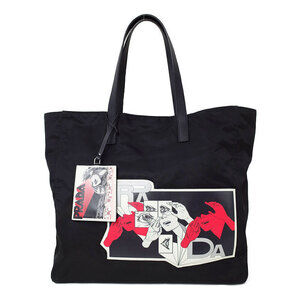 PRADA Comic Patch Tote Bag